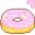 Super Pink Donut Cursors cursor preview 1
