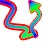 Wavy Colour Cursors cursor preview 1