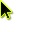 Windows 7 Black Infernal Yellow Green Edit Cursors cursor preview 1