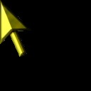 Windows Xp 3d Yellow Cursors cursor preview 1