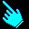 Xxl Turquoise Cursors cursor preview 1