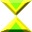 3 D Yellow And Green Cursors cursor preview 1