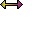 Animated Yellow And Purple Split Arrow Cursors